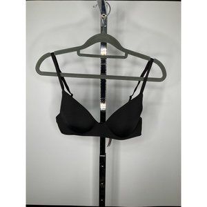 34B Victoria's Secret No Wire Bra Black Back Fastening